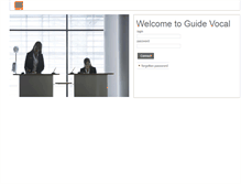 Tablet Screenshot of guidevocal.fr.orange-business.com